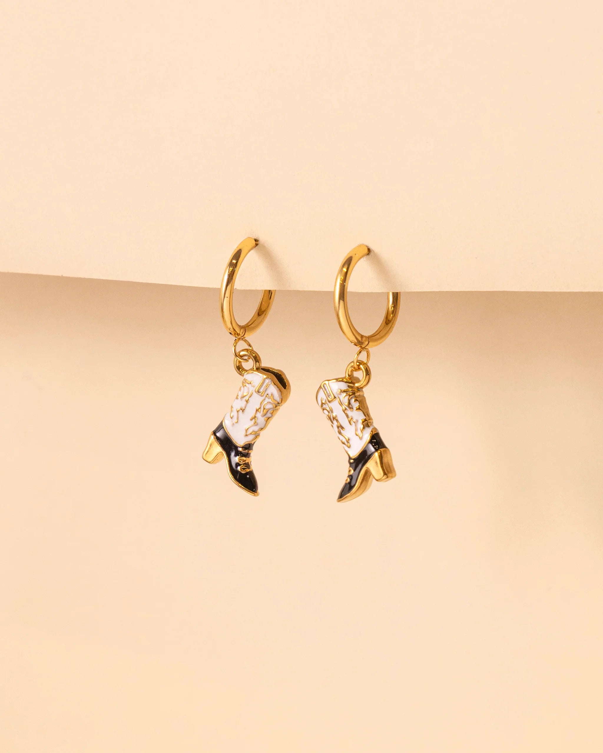 Rodeo Charm Hoops