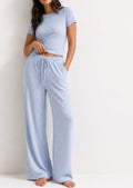 Striped Pyjama Set in Blue/ White