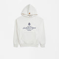 Monogram Crest Raquette Hoodie in Marshmallow