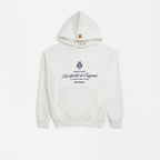 Monogram Crest Raquette Hoodie in Marshmallow
