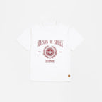 Distressed Raquette Tee in Marshmallow