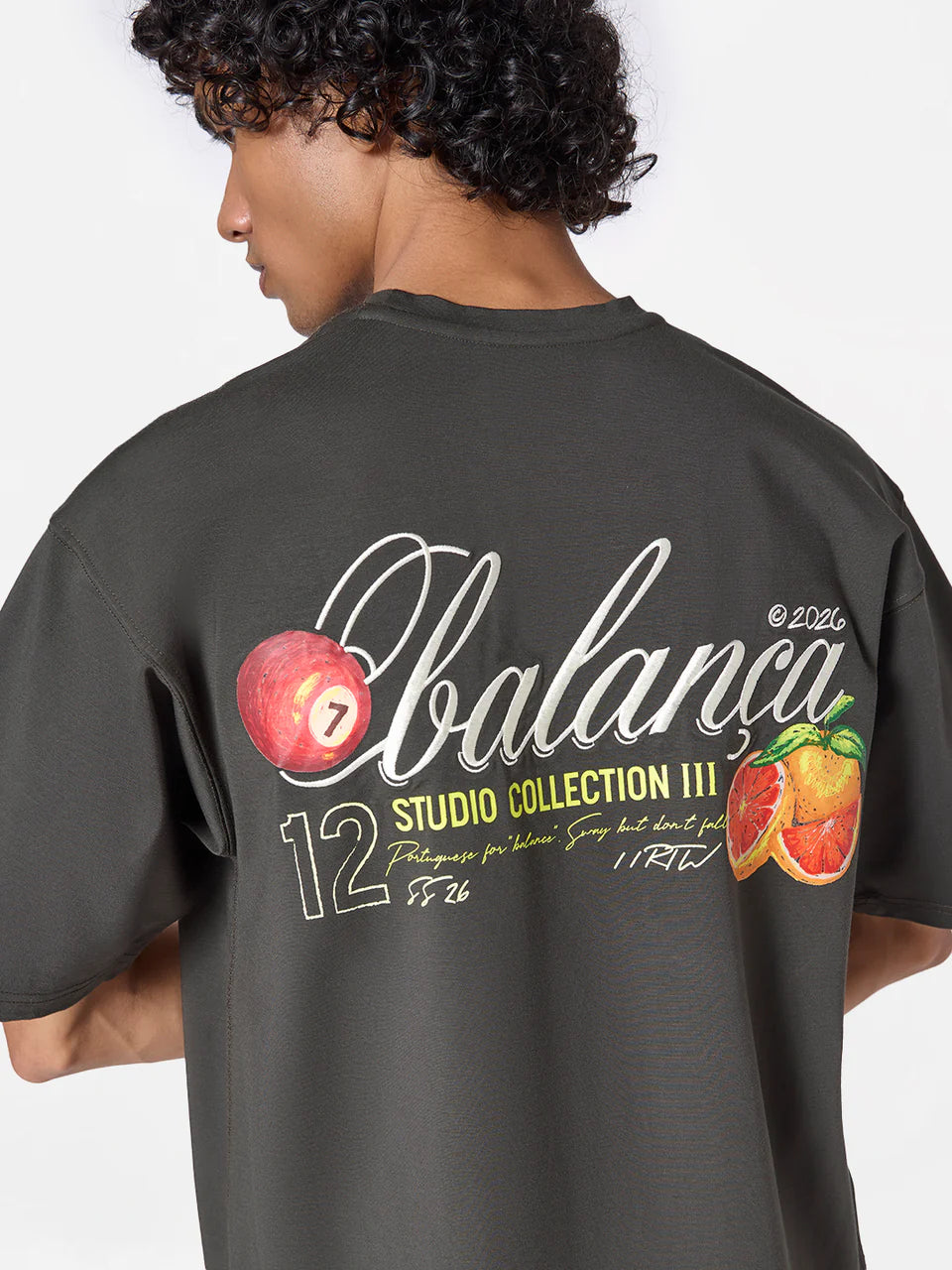 Balanca Unisex Tee in Dark Olive