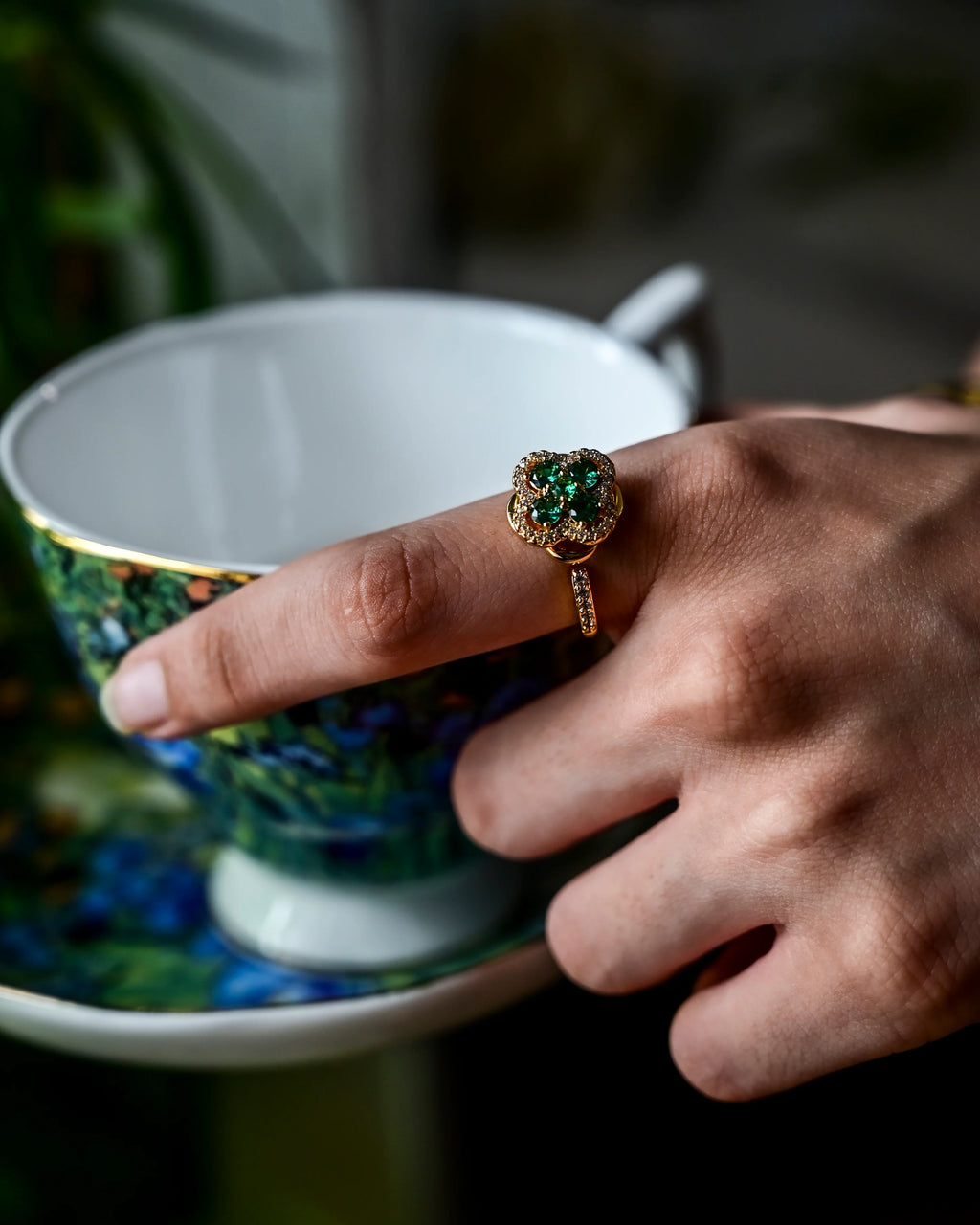Four Leaf Clover Ring