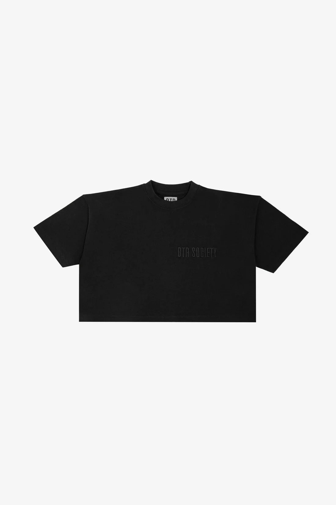 Crop Tee in Noir