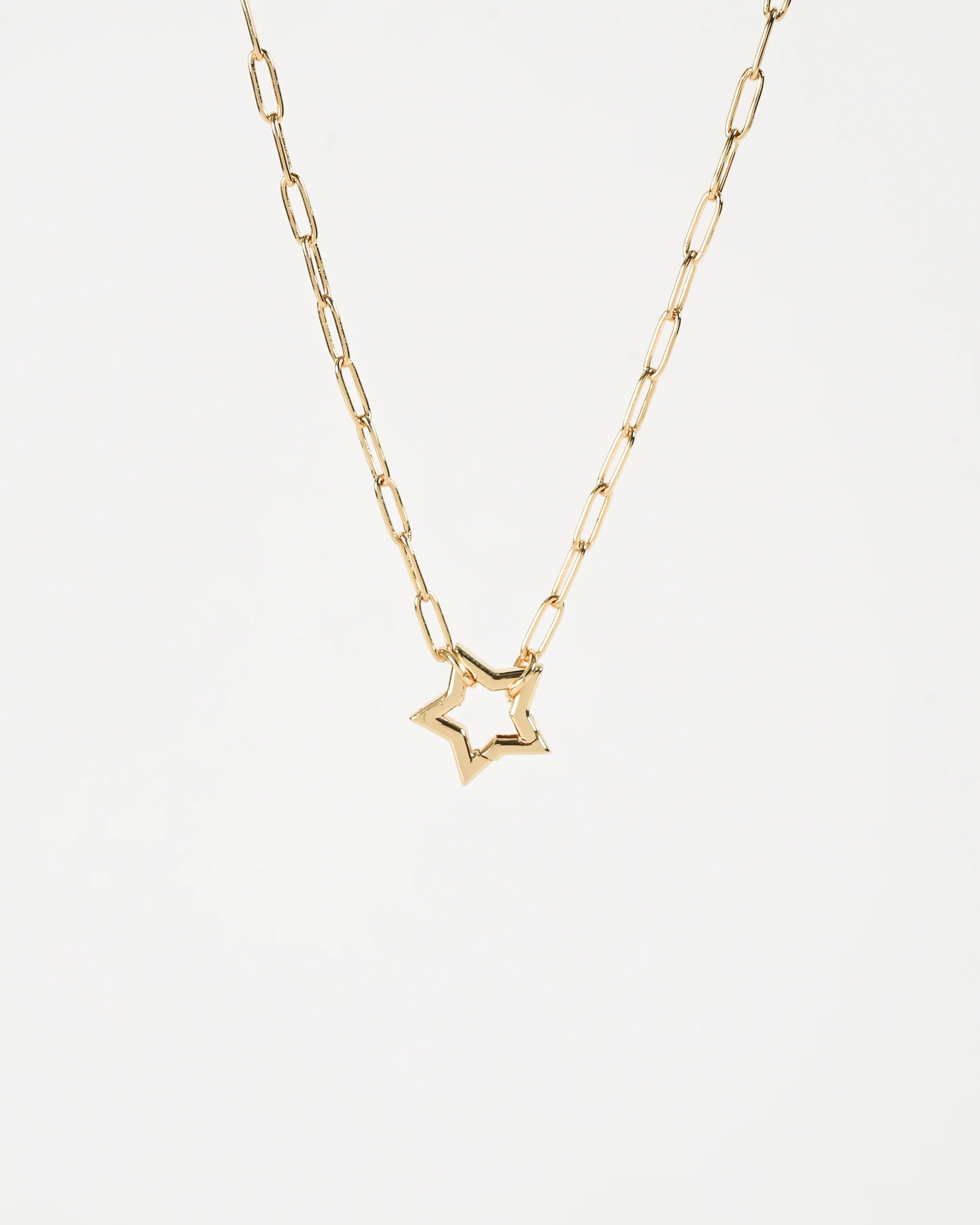 Paperclip Star necklace