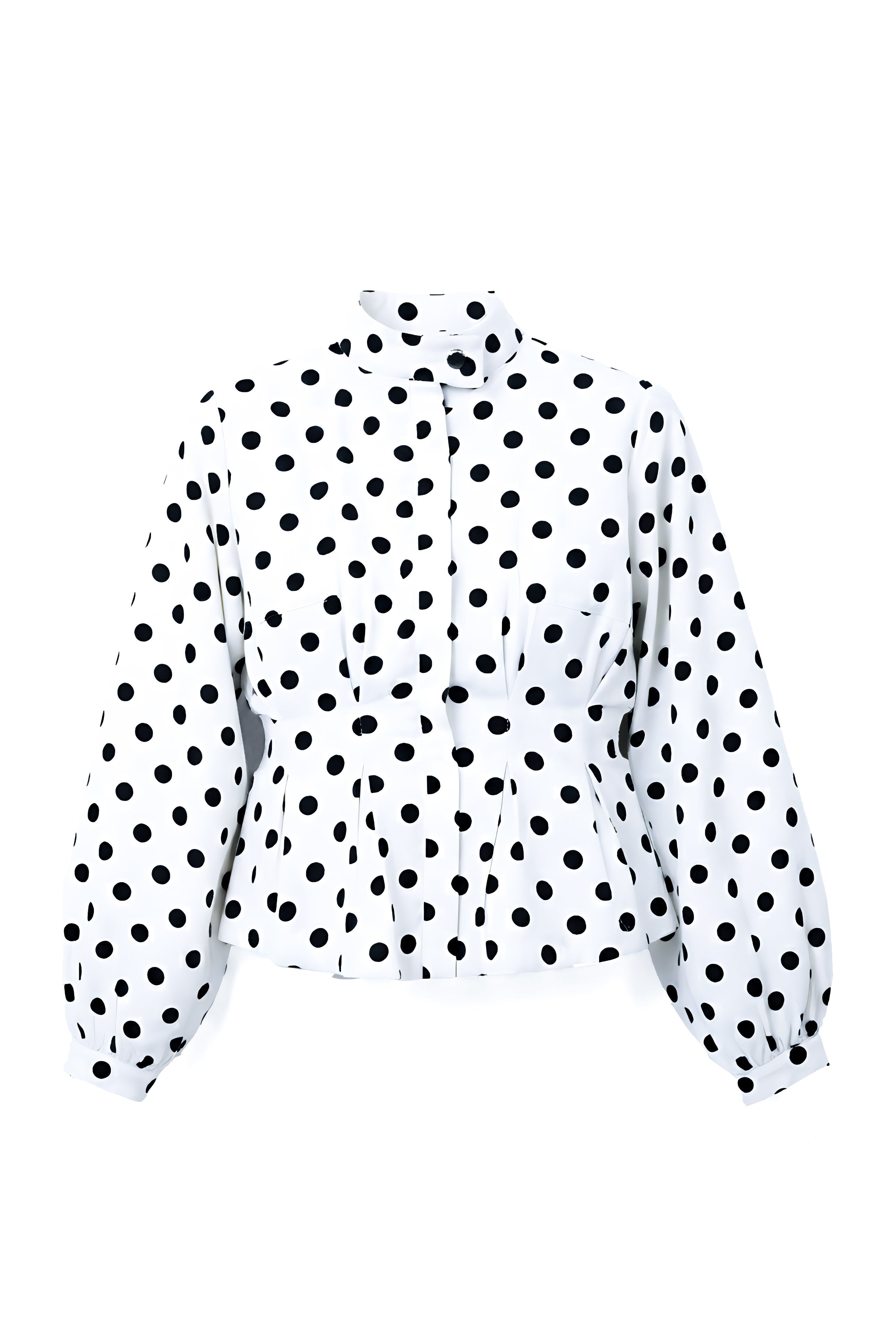 17. Polka Dot and Flare Jacket