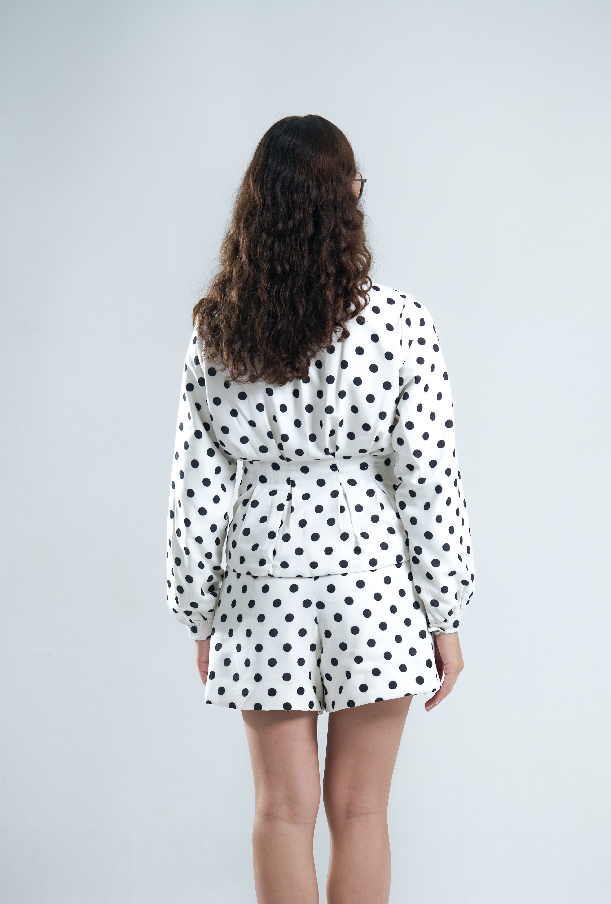 17. Polka Dot and Flare Jacket