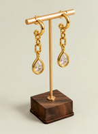 Bezel Set Danglers