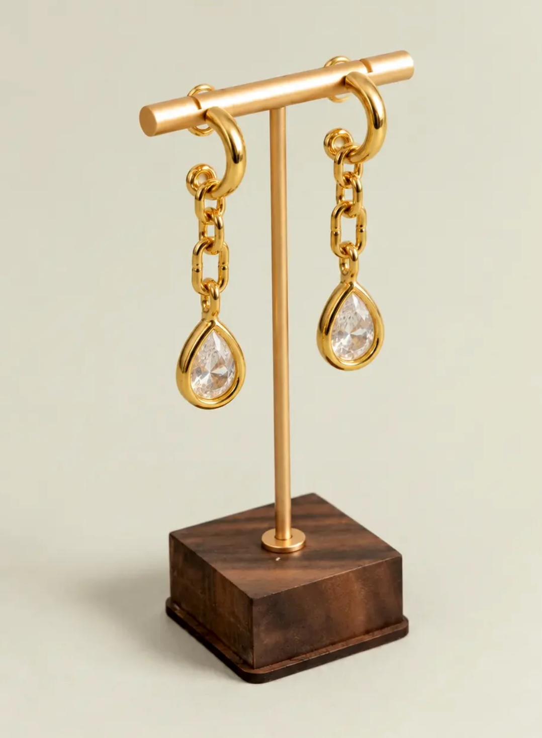 Bezel Set Danglers