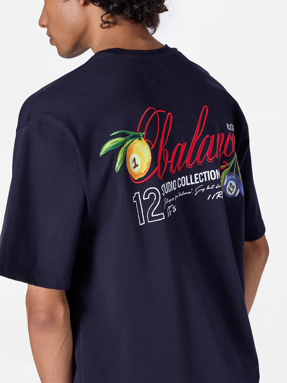 Balanca Unisex Tee in Dark Navy