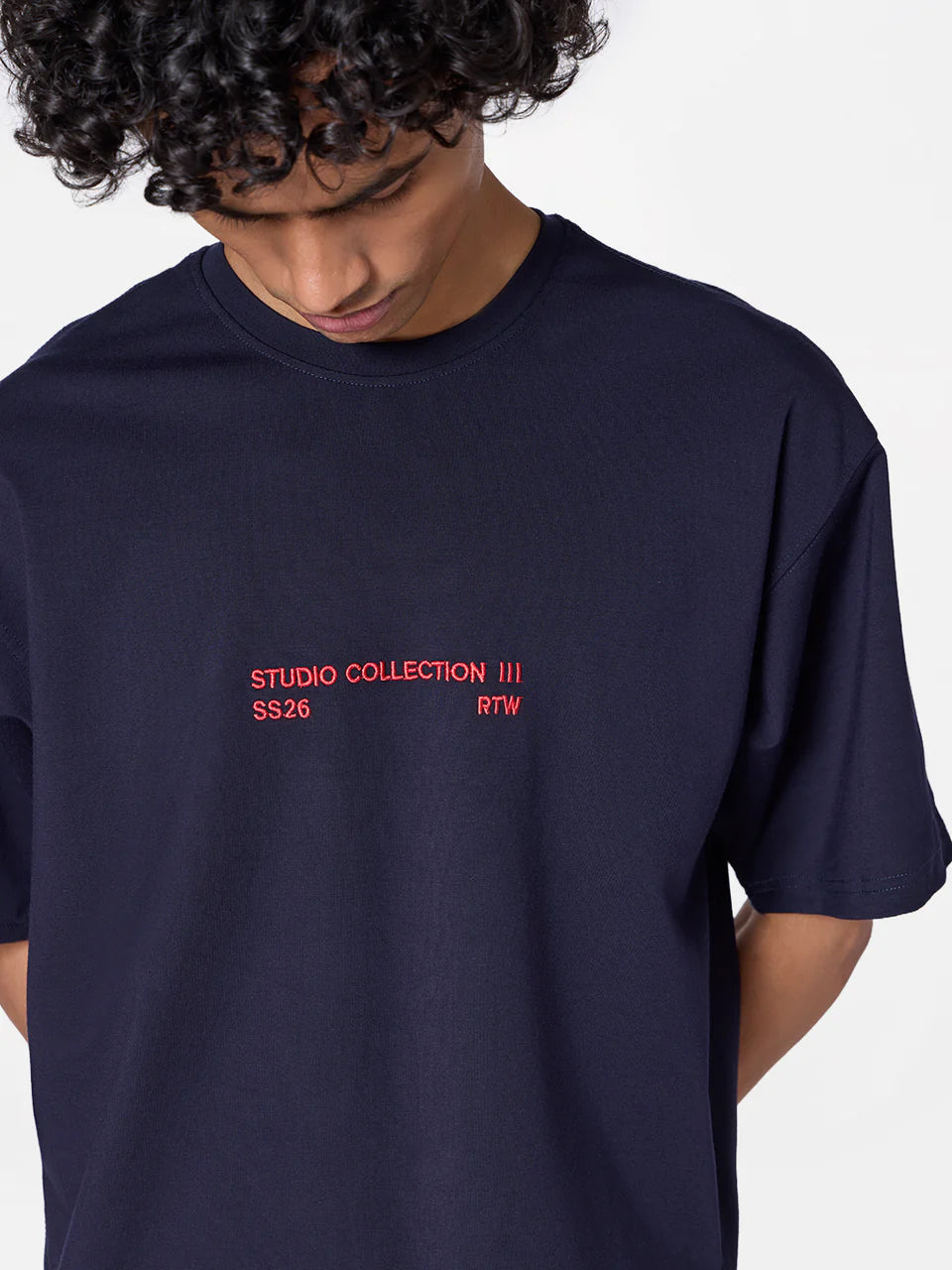 Balanca Unisex Tee in Dark Navy