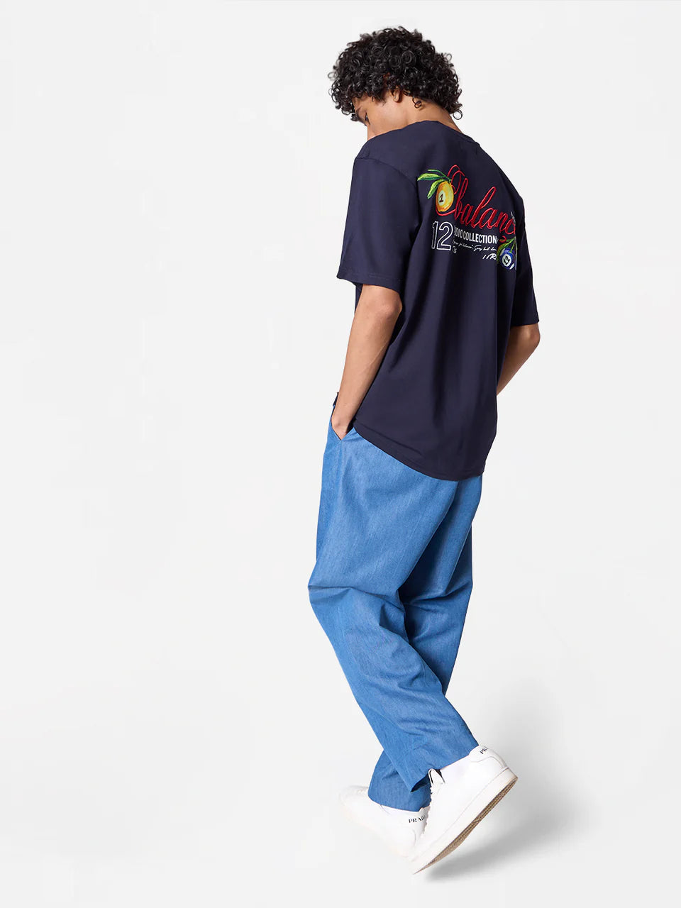 Balanca Unisex Tee in Dark Navy