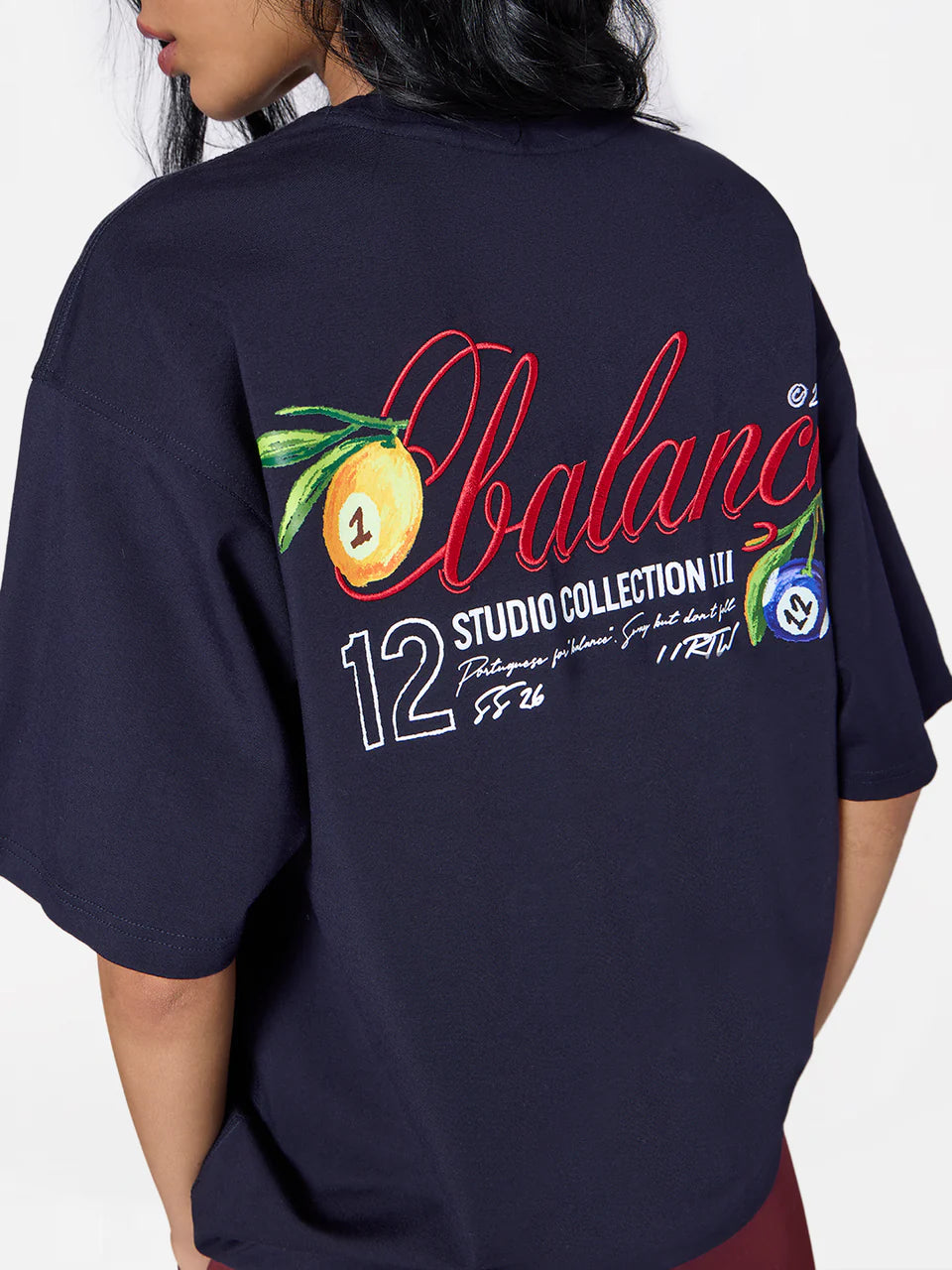 Balanca Unisex Tee in Dark Navy