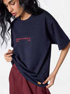 Balanca Unisex Tee in Dark Navy