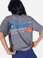 Balanca Unisex Tee in Slate Grey