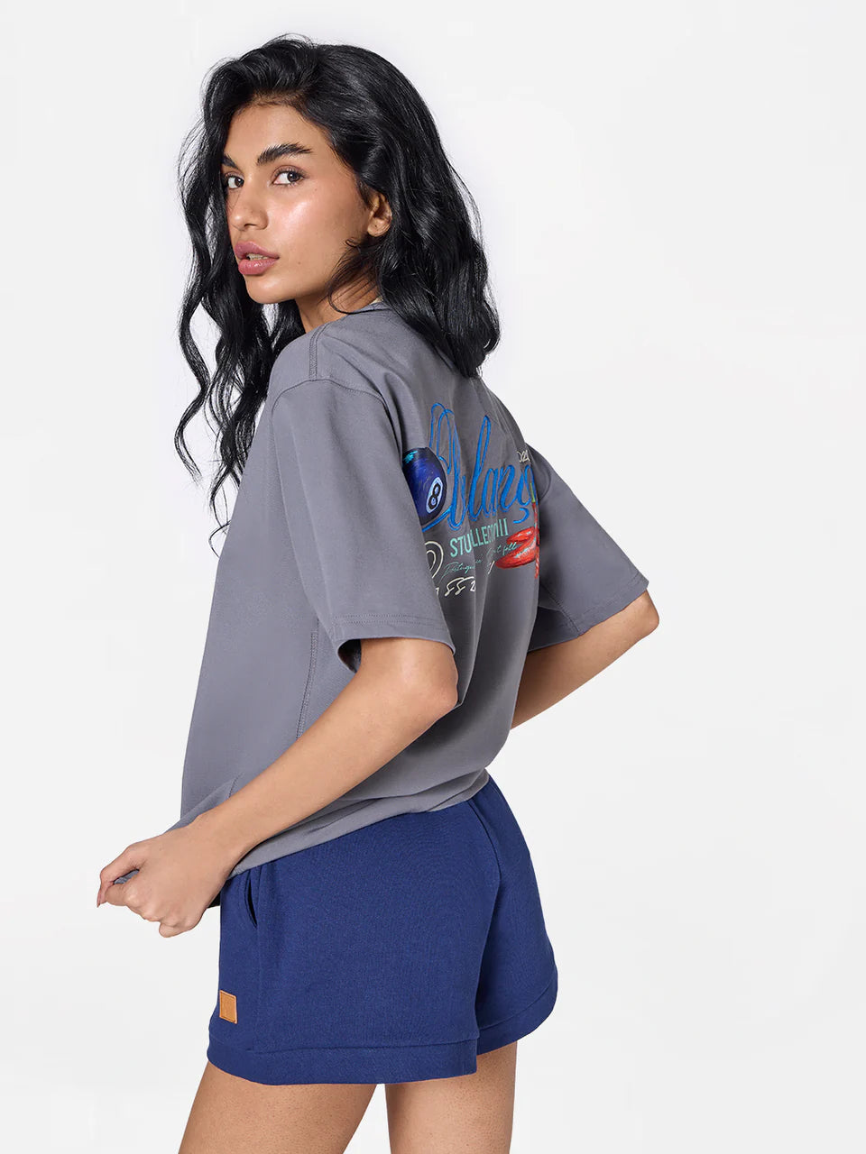 Balanca Unisex Tee in Slate Grey