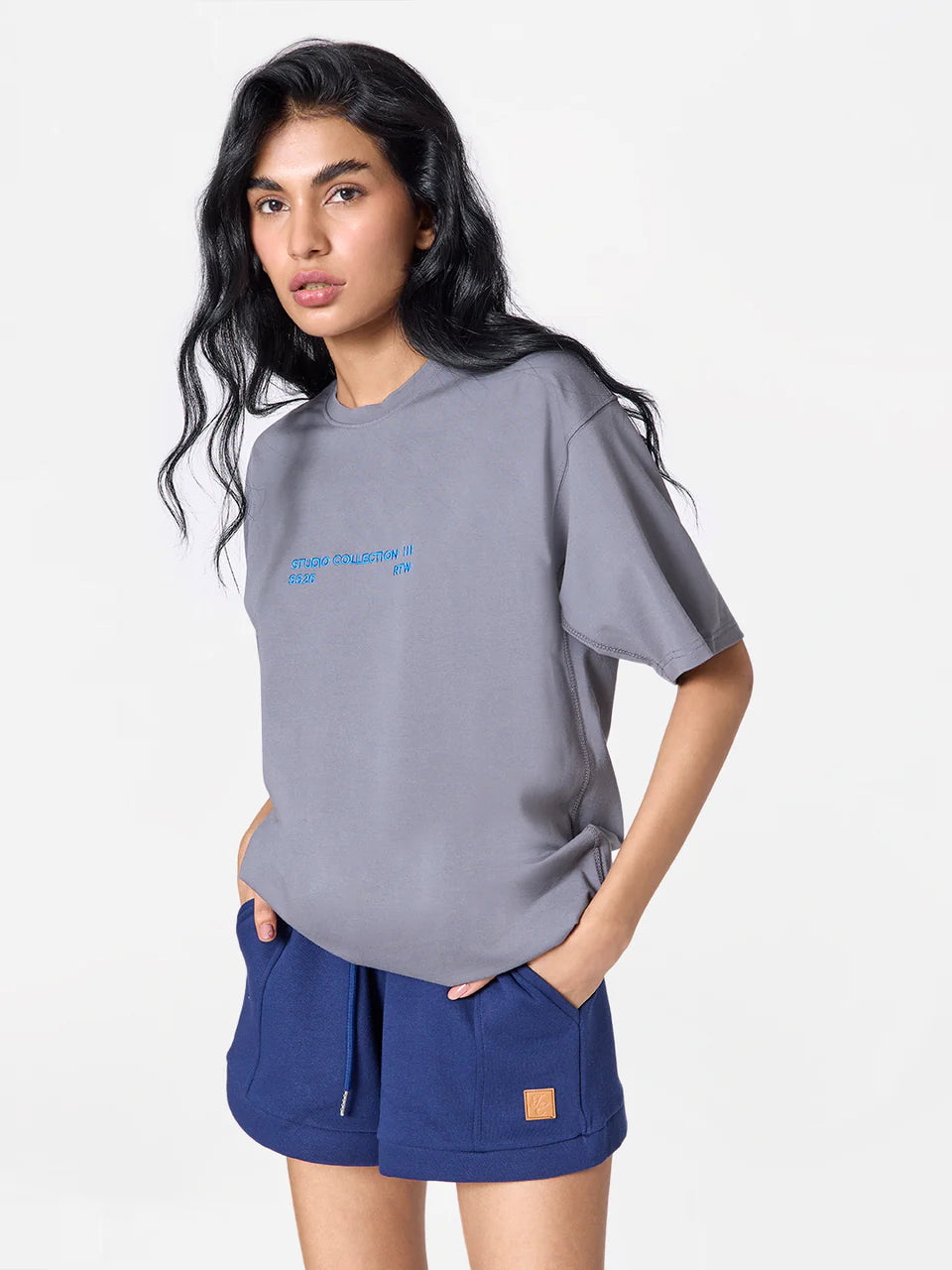 Balanca Unisex Tee in Slate Grey