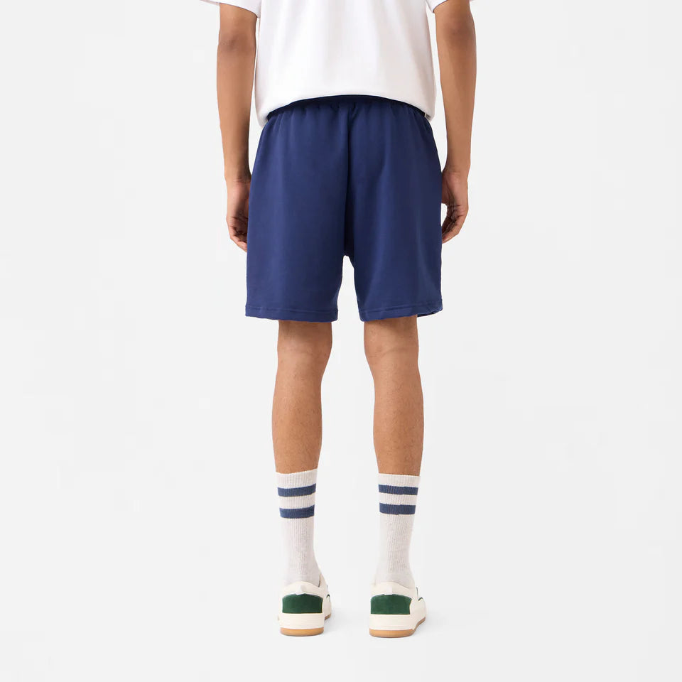 Straight Front-seam Sweatshorts in Beacon Blue