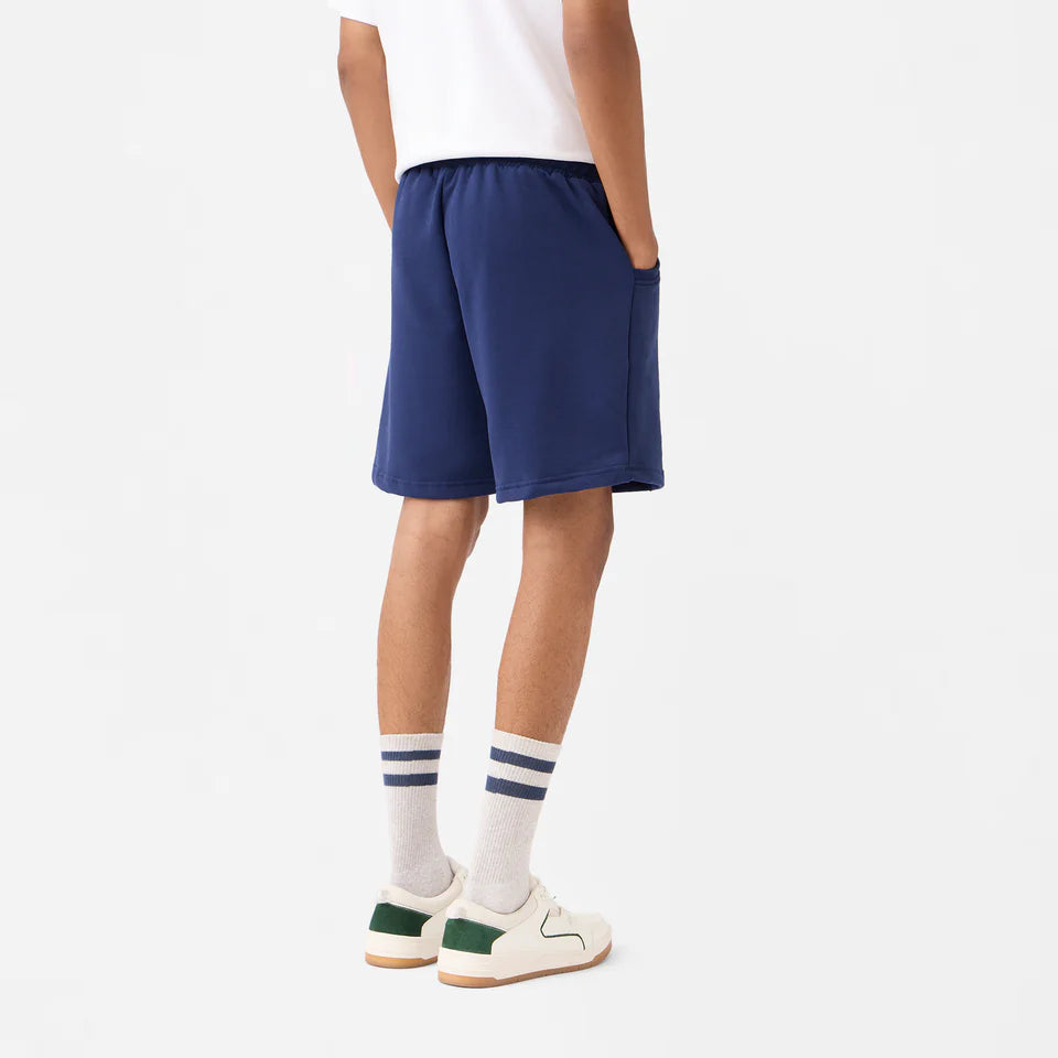 Straight Front-seam Sweatshorts in Beacon Blue