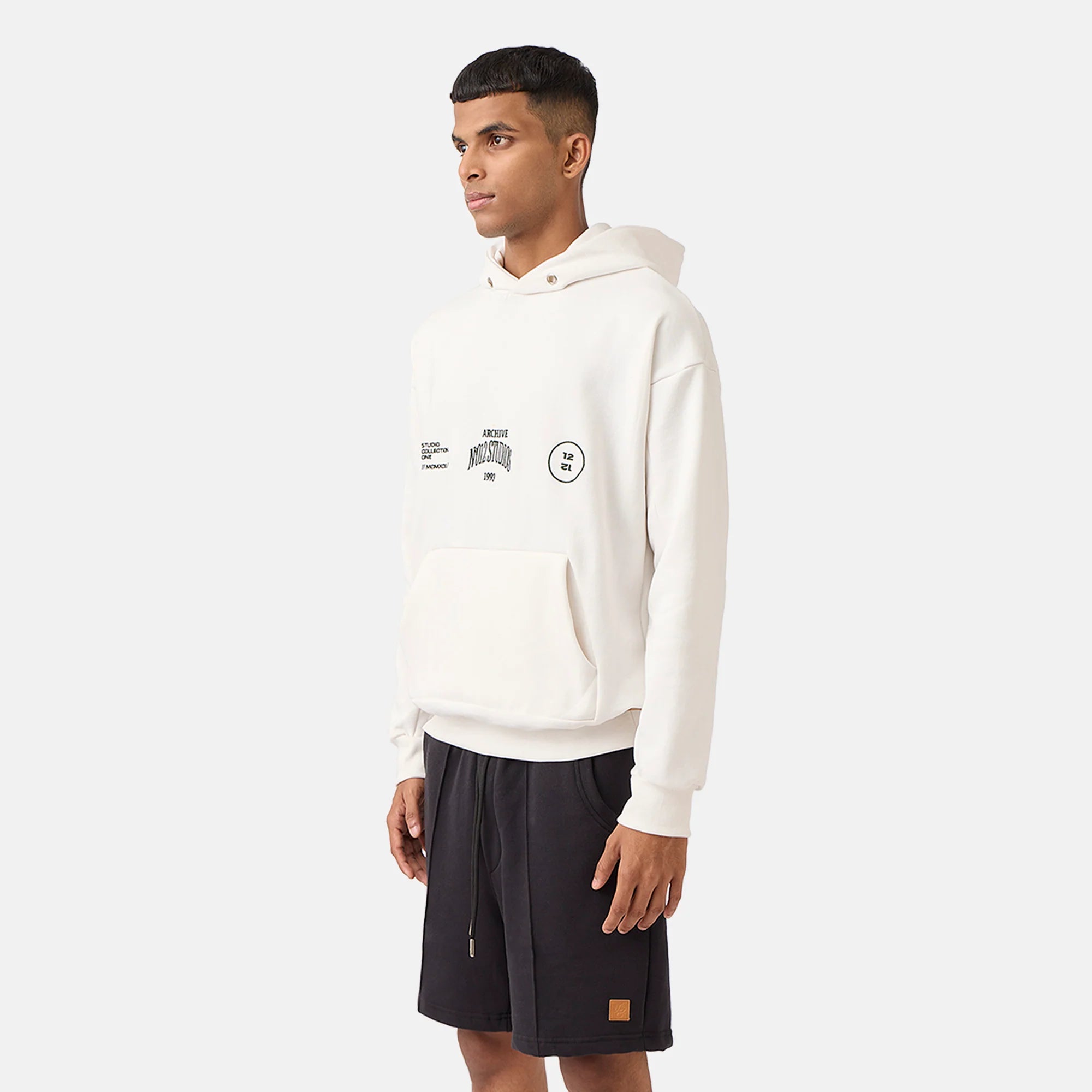 N012 Studio Hoodie in Marshmallow