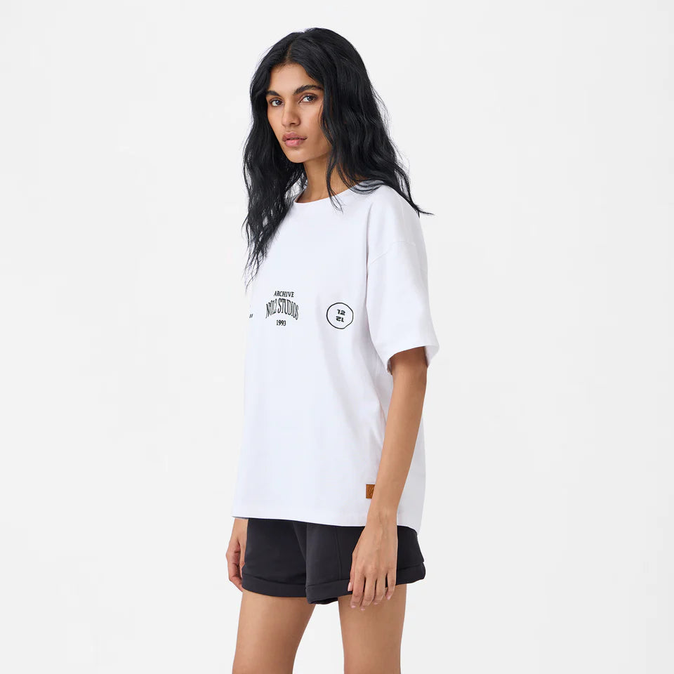 N012 Studio Tee in Marshmallow