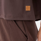 Basic Tee in Chocolate Brown