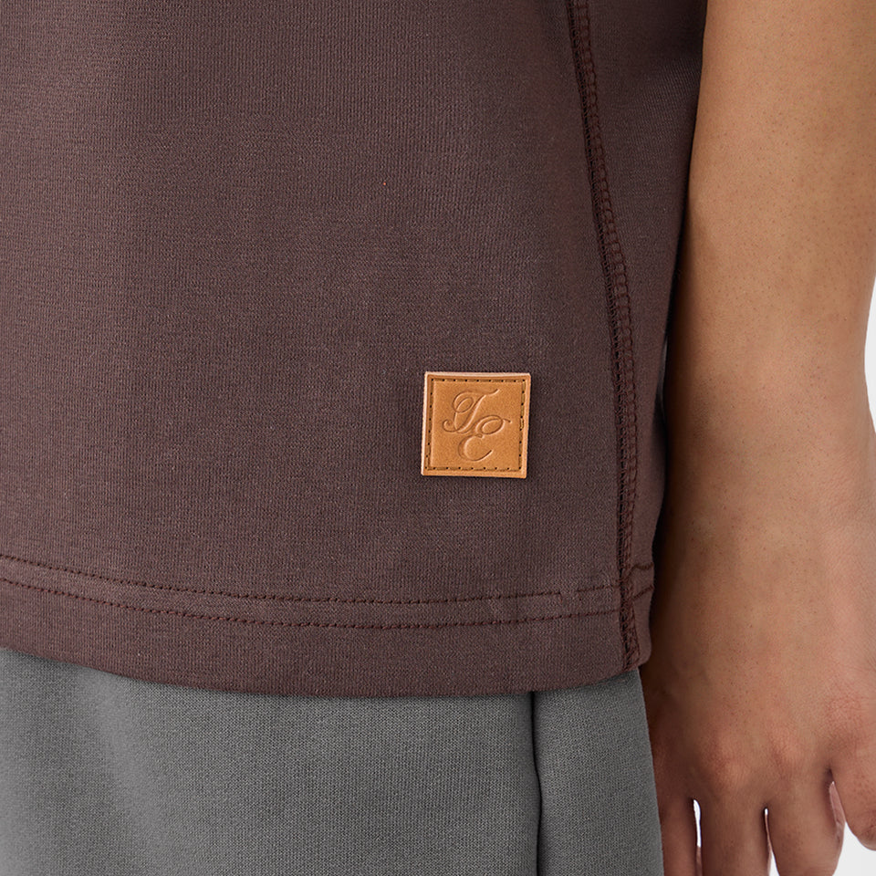 L'annee93 Tee in Chocolate Brown