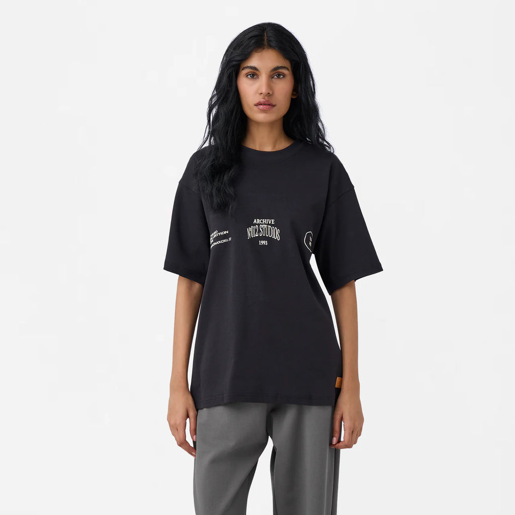 N012 Studio Tee in Jet Black