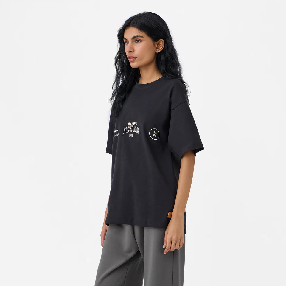 N012 Studio Tee in Jet Black