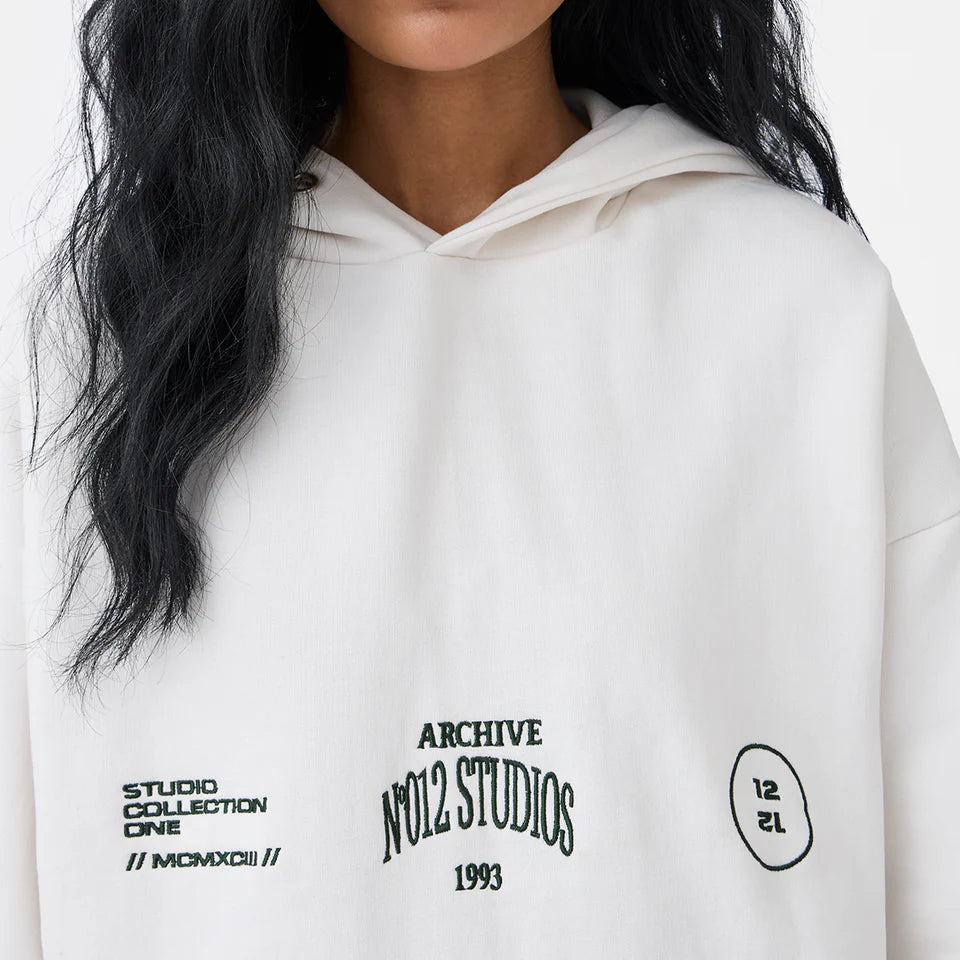 N012 Studio Hoodie in Marshmallow