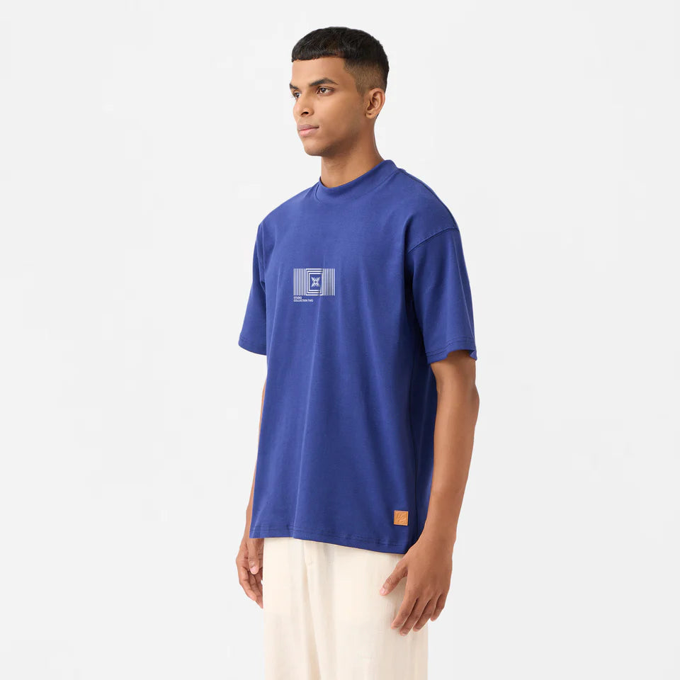 Club la Plage Tee in Beacon Blue