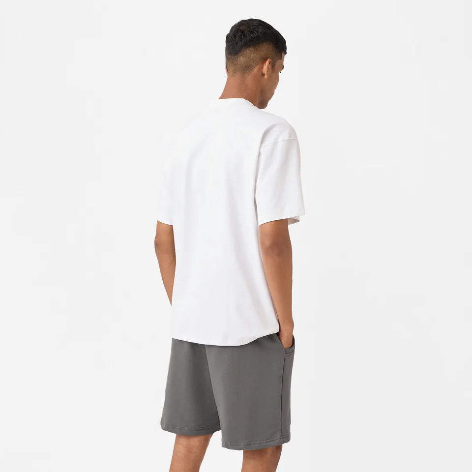 Distressed Raquette Tee in Marshmallow