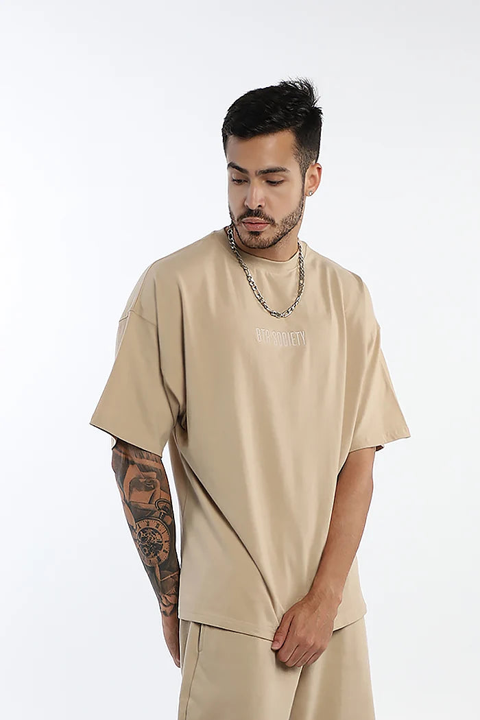 Classic T-Shirt in Pebble