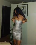 Paris - Silver Bandage Dress