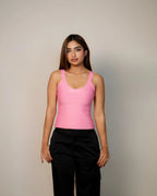 Regina - Pink Bandage Top