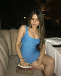 Margot - Blue Bandage Dress