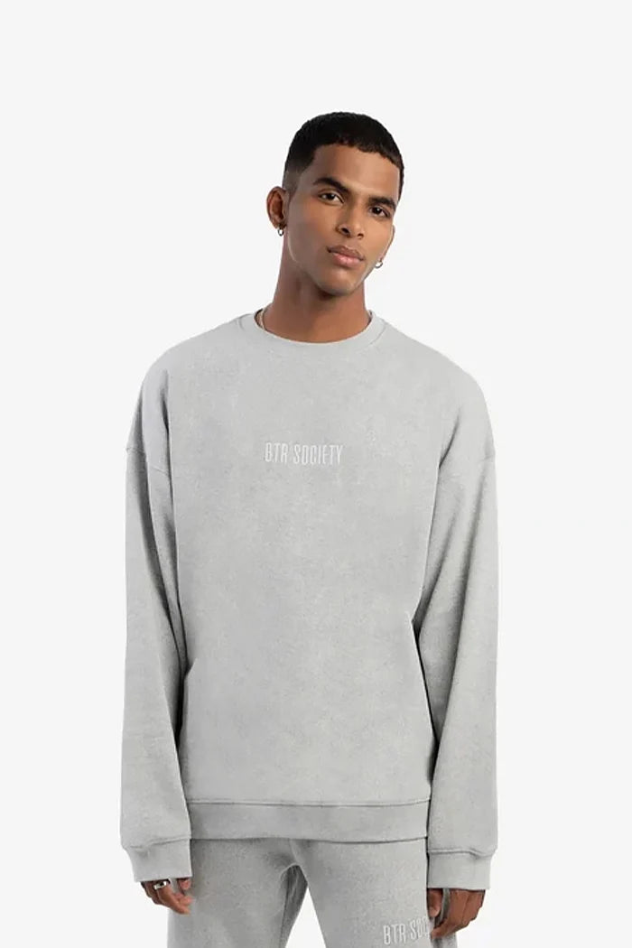 Classic Sweatshirt in Grey Mist