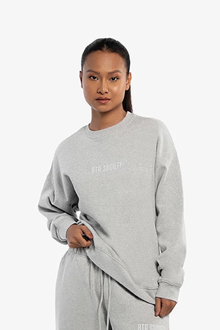 Classic Sweatshirt in Grey Mist