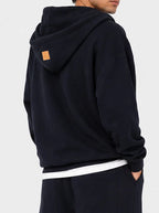 Double-zip Jacket in Midnight Black